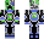 blue cyborg creeoer