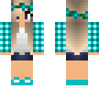 blue flower crown