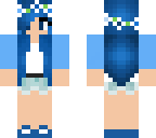 blue girl