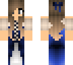 blue victorian girl