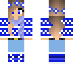 blue winter wear