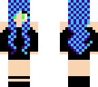 checkered hair