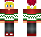 christmas blonde boy
