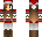 christmas brunette