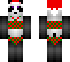 christmas panda swimsuit -updated-