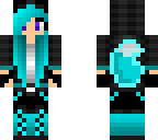 cool blue fox girl