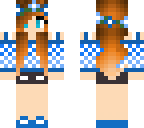 cute blue girl