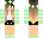 cute green girl