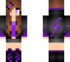 electric violet girl