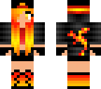 flame girl edit