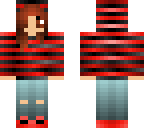 girl with striped hoodie