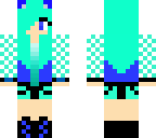 green and blue