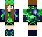 green galaxy girl