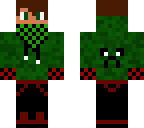 green hoodie