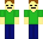 green shirt double face