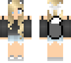 minecraft fox girl edit