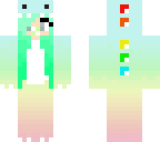 mint dino girl