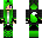 neon green wolf girl remake