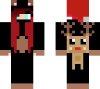 ninja raindeer with santa hat