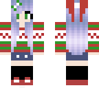 pastel hair christmas skin
