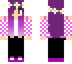 pink and purple cute girl