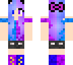 purple and blue