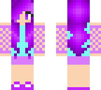 purple and blue girl