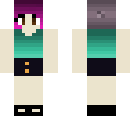 purple hair girl