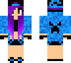 purple hair girl