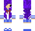 purple haired yandere