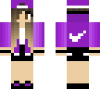 purple jacket girl