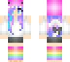 rainbow and dino girl together