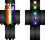 rainbow hair dino