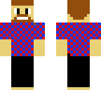 red and blue shirt guy
