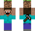 tiny steve with dirt