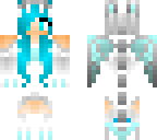 turquoise dragon girl