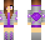 violet crystal girl