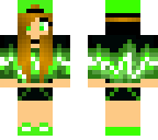 awesome gothic green girl gangster