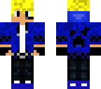 blue and black gamerskin