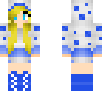 blue cake girl