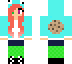 blue cookie monster girl