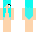 blue hair base with blue tips