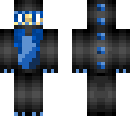 blue hair dragon onesie