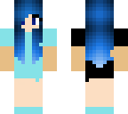blue haired beanie girl
