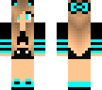 blue kitty girl
