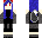 blue wolf girl