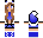 blue wolf girl