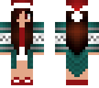christmas cardigan girl