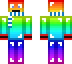 christmas rainbow dude