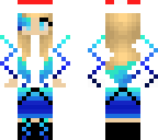 christmas version hot blue chick